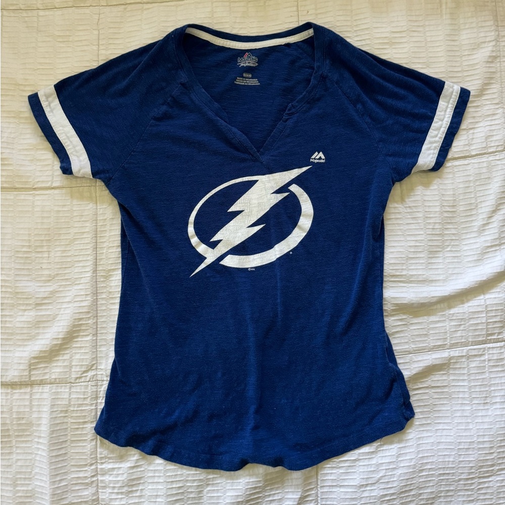 Tampa Bay Lightening M Blue Top